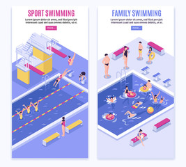 Poster - Sport Swimming Vertical Banners