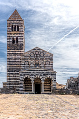 Canvas Print - Basilica di Saccargia Abteikirche Sardinien  Comune di Codrongianos