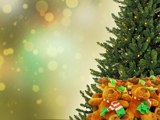 Wall Mural - Christmas tree decoration 