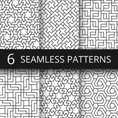 Poster - vintage floral turkish and arabic seamless vector patterns. lace decorative ornaments