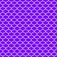 Poster - Abstract vector seamless pattern with elegant forms on purple background. Flat illustration of shapes. Color image with geometric figures. Hipster filing. Beautiful composition. Cute print.