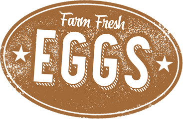 Farm Fresh Eggs Vintage Sign