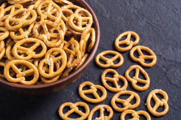 Wall Mural - Pretzels in bowl