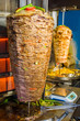 traditional turkish food doner kebab in a street