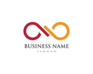 Infinity logo template