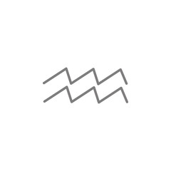 Poster - Wave Icon. Web element. Premium quality graphic design. Signs symbols collection, simple icon for websites, web design, mobile app, info graphics