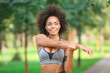 © Africa Studio - Sporty African American woman training in park
