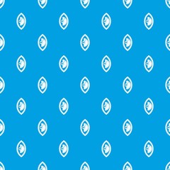Poster - hand power meter pattern seamless blue