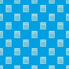 Poster - Electronic calculator pattern seamless blue