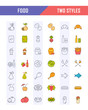 © M.Style - Set Line Icons Food