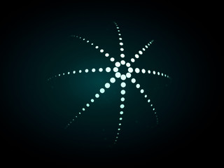 Poster - Dots abstract graphics
