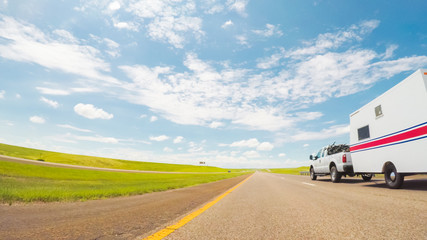 Fototapete - Cross-country road trip