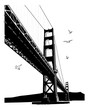 The golden gate bridge, San Francisco