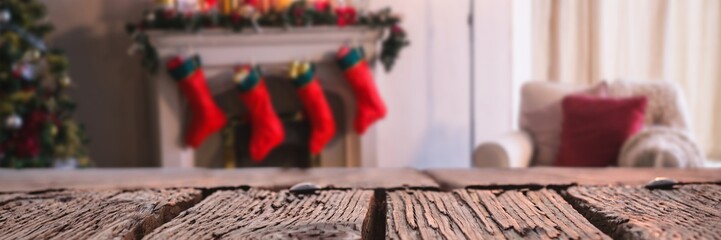 Poster - Composite image of rusty wooden plank