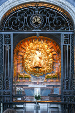 The Black Madonna On The Lady Chapel At Einsiedeln Abbey