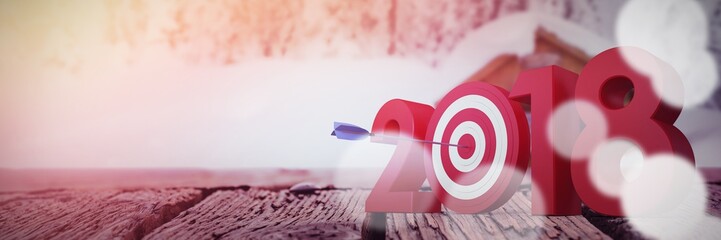 Poster - Composite image of digital composite of number with sports