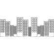 © Gstudio - city skyline buildings icon image vector illustration design