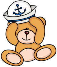 Teddy Bear With Hat Of Sailor