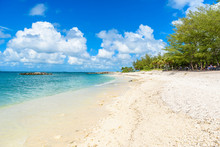 Paradise Beach At Fort Zachary Taylor Park, Key West. State Park In Florida, USA.