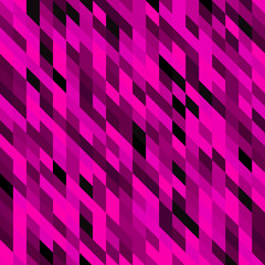 Wall Mural - Pink fuchsia abstract geometric rumpled triangular low poly style vector illustration graphic background. Dark black and violet colors details web template.