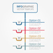 © vecarto - Vector infographic template for diagram, graph, presentation, chart, business concept with 4 options.