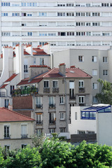 Poster - architectures moderne et ancienne du 13 ème arrondissement de Paris