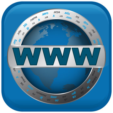 www blue icon