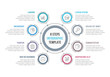 Circle Infographics with 8 Elements
