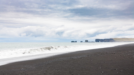 Poster - Reynisfjara black Beach and Dyrholaey promontory