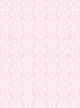 Elegant White Flowers Pattern Textured Pink Wallpaper Background