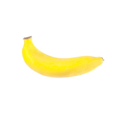 Fresh banana isolated on white background