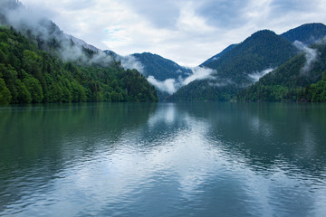 Naklejka na meble view of Lake Ritsa of Abkhazia