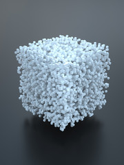 Poster - 3D abstract blocks