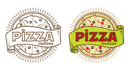 Poster - Pizza vintage logo