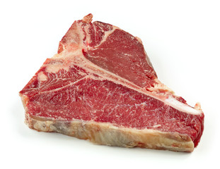 Poster - raw T bone steak