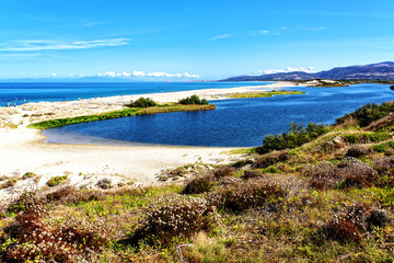 Sticker - Strand  San Pietro a Mare Valledoria Sardinien