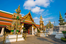 Wat Phra Kaew Grand Palace Building Buddha Temple
