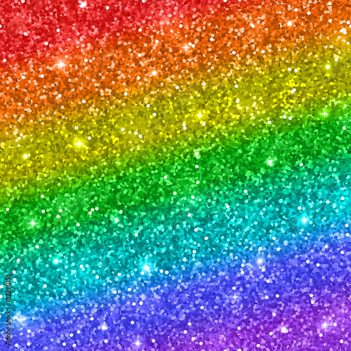 Rainbow glitter background. Vector Stock Vector | Adobe Stock