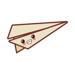 Sticker - Paper plane origami cute kawaii cartoon