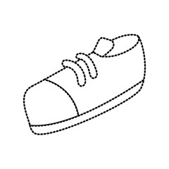 Sticker - Elegant shoe isolated