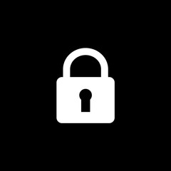 Poster - Vector flat icon lock