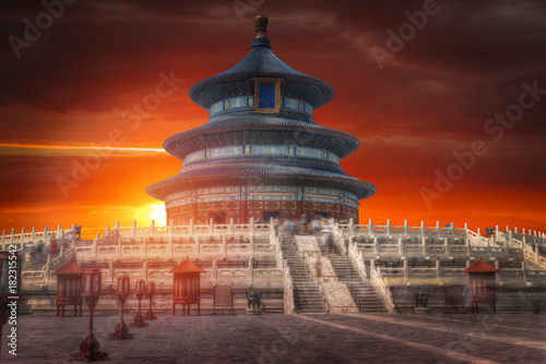 Plakat Świątynia Nieba - świątynia i klasztor