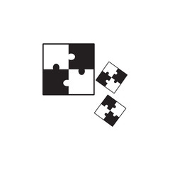 Poster - Puzzle icon. Toy element icon. Premium quality graphic design icon. Baby Signs, outline symbols collection icon for websites, web design, mobile app