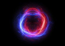 Fire And Ice  Electrical Lightning, Plasma Energy Background