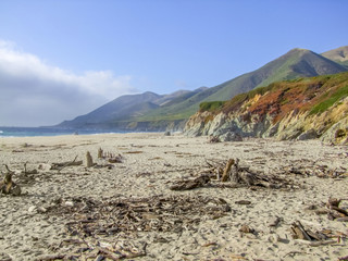 Sticker - idyllic coastal scenery in California