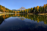 Fototapeta Natura - Lago di Antorno, Dolomites, Italy