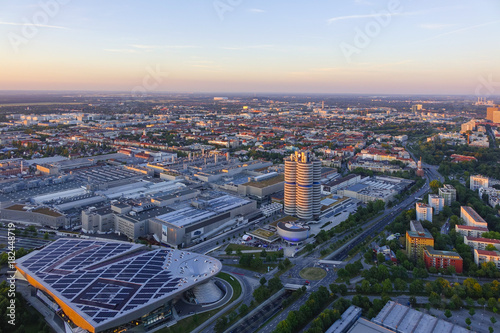 Photo  Look at Munich and the BMW Headquarters