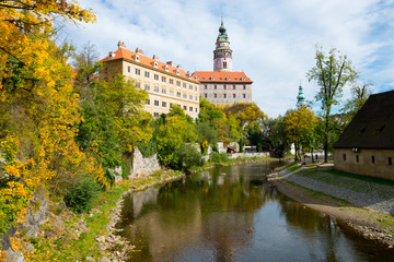 Sticker - Cesky Krumlov castle - Czech Republic.