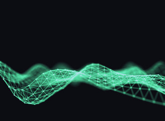 Poster - abstract technology futuristic geometrical and science color neon background with space for copy. pl
