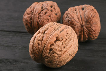 Poster - pattern of many walnuts